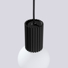 Sollux Lighting Lampa wisząca HALO 1 czarna SL.1714