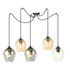 Lampa wisząca LEVEL 5 BL MIX Emibig 759/5 czarny/złoty