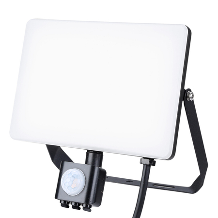 Eko-Light Naświetlacz LED 50W PIR 5000lm 5000K EKN9020 CZARNY