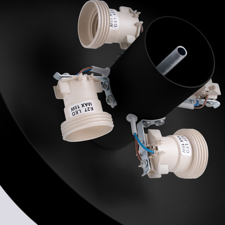 Sollux Lighting Plafon OMIQ czarny SL.1678