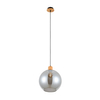 Lampa wisząca Italux Potan PND-67497-WO-SG Drewniany, czarny