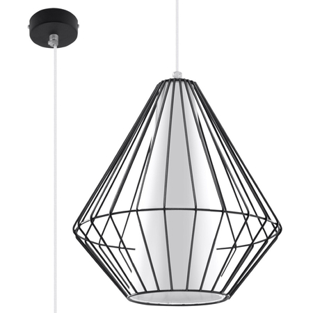 Sollux Lighting Lampa wisząca DEMI czarna SL.0298