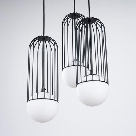 Sollux Lighting Lampa wisząca BRINA 3P czarna SL.1336