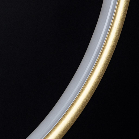 Lampa wisząca Linea No.4 60/40cm czarnozłota 3k