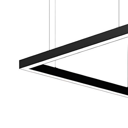 Lampa liniowa LED Abigali Square System double side kwadrat 120x120 NW
