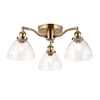 Lampa sufitowa Endon Lighting Hansen 97247 mosiądz