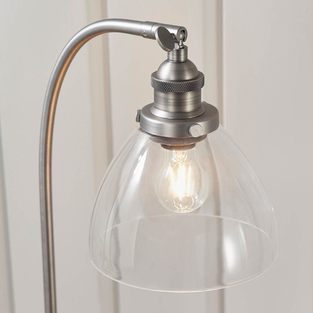 Lampa stołowa Endon Lighting Hansen 91740 srebrny