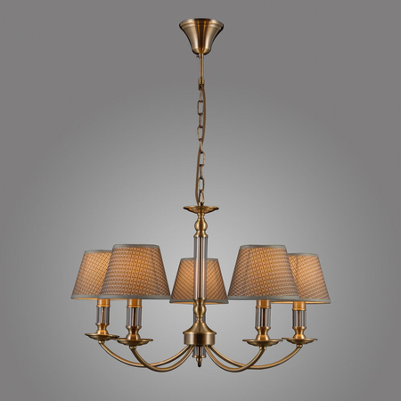 Lampa wisząca Italux Zanobi PND-43272-5 Brąz antyczny