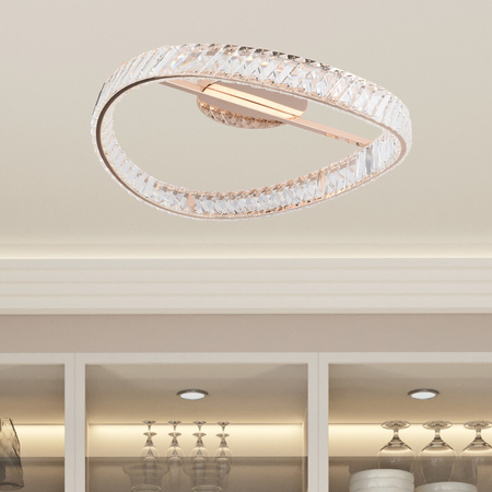 Lampa sufitowa Zuma Line MX3317-1-3GT GANO LAMPA SUFITOWA ZŁOTA/GOLD