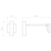 Kinkiet Astro Leda Swing Arm 1457004 Matowy Czarny