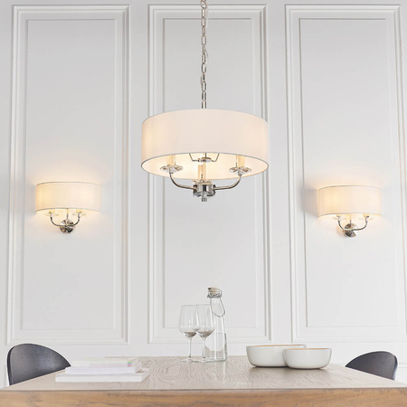 Kinkiet Endon Lighting Nixon 60180 nikiel