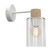 Milagro Kinkiet MADERA 1xE27 MLP8553 BIAŁY