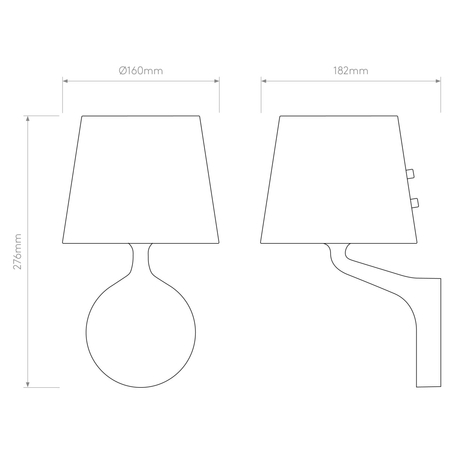 Kinkiet Astro Millie 1454003 Matowy Czarny