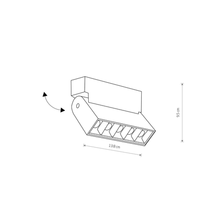 Spot FOCUS MINI LED Nowodvorski 10068 czarny