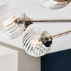 Lampa wisząca Endon Lighting Allegra 104051 nikiel