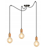 Lampa wisząca SPARK 3 BLACK Emibig 446/3 czarny