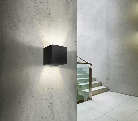 Kinkiet MARS BLACK/GOLD Azzardo AZ1052 czarny/złoty