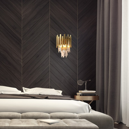 Milagro Kinkiet ASPEN GOLD 2xE14 ML5998 ZŁOTY