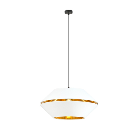 Lampa wisząca PIANO 1 Emibig 1182/1 biały/czarny