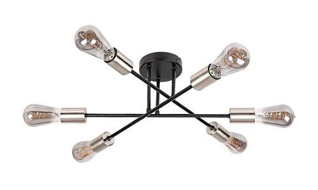 Lampa sufitowa Rabalux Branwen 71026 czarny matowy