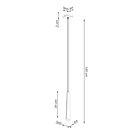 Sollux Lighting Lampa wisząca PRYSM 3L biała SL.1399