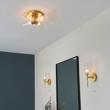 Kinkiet Endon Lighting Talo 96163 mosiądz