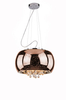 Lampa sufitowa BUZZ PENDANT/TOP Azzardo AZ1646 miedziany