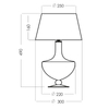 Lampa 4concepts OXFORD Beżowy