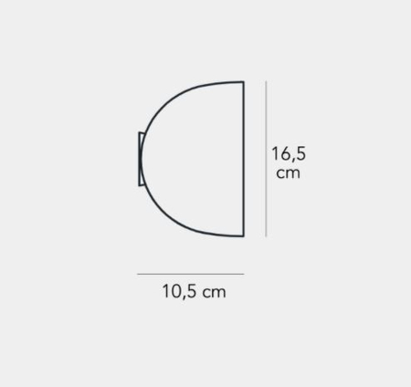 Kinkiet LED Fontana Arte F429945200BILE Io