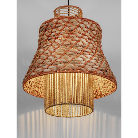 Lampa wisząca Luces Exclusivas MURVOLO LE45363 drewno jasne i ciemne, inny