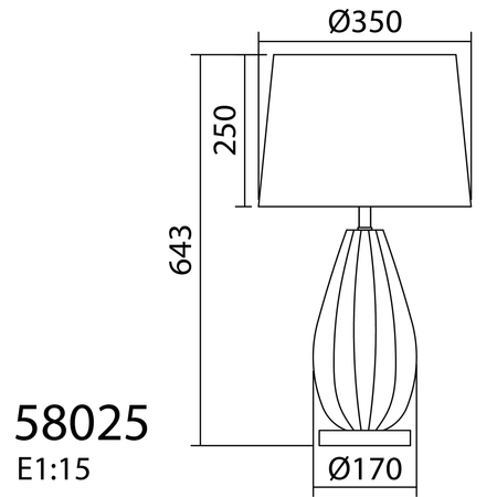 Lampa stołowa BUBLE chrom matowy, szkło 1xE27 abażur biały