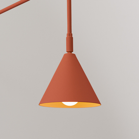 Sollux Lighting Kinkiet NOX ochra czerwona SL.1701