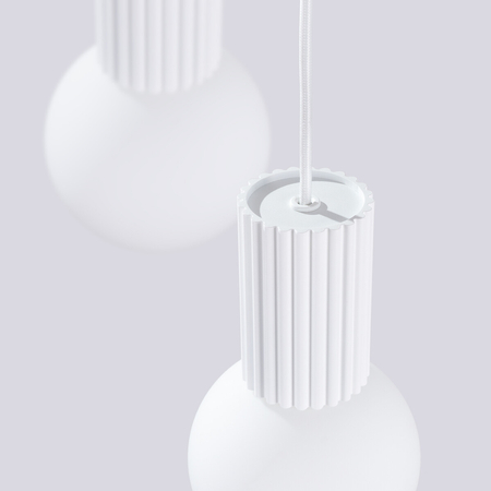 Sollux Lighting Lampa wisząca HALO 3P biała SL.1710