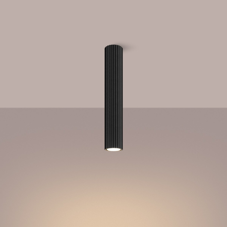 Sollux Lighting Plafon KARBON 40 czarny SL.1571