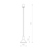Lampa wisząca HERMANOS A Nowodvorski 8103 czarny