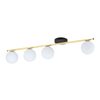 Lampa sufitowa MONZA 4 Emibig 1252/4 biały/czarny