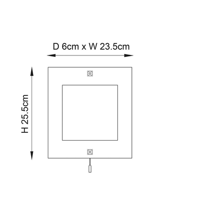 Kinkiet Endon Lighting Blake 143-WB chrom