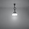 Sollux Lighting Lampa wisząca DIEGO 5 szara SL.0577