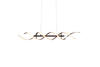 Lampa wisząca Trio 341810205 czarny/srebrny