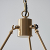 Lampa wisząca Endon Lighting Chester 111202 mosiądz