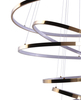 Lampa wisząca WHEEL 6 LONG DIMM GOLD Azzardo AZ2921 gold