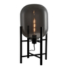 Lampa podłogowa Italux Maversa FL-82321-1A-S Czarny, grafitowy lustrzany