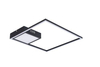 Lampa sufitowa Rabalux Sirius 5286 czarny matowy