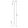 Sollux Lighting Lampa wisząca SAVAR 3 czarna SL.1133