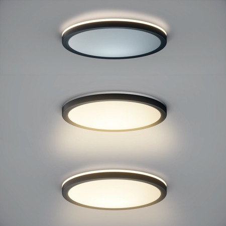 Plafon Italux PLF-63452-400R-36W-BL Czarny