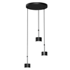 Milagro Lampa wisząca ARENA BLACK/SILVER 3xGX53 MLP7786 Czerń / Srebro