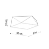 Sollux Lighting Plafon HEXA 35 cekin SL.0691