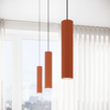 Sollux Lighting Lampa wisząca KARBON 2 ochra czerwona SL.1631