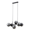 Lampa wisząca Italux PND-1098-6-BK Czarny mat