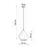 Sollux Lighting Lampa wisząca ceramiczna PAVLUS SL.0844